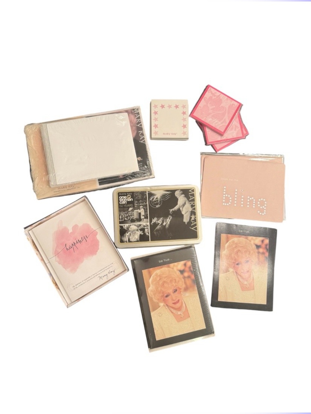 Mary Kay Bundle of Postcards Stationary Post-Its Office Supplies